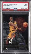 1997 METAL UNIVERSE #81 KOBE BRYANT PSA 9