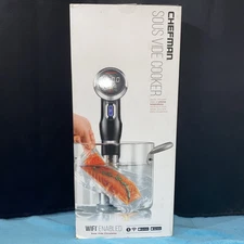 Chefman Precision Cooker WIFI Enabled Sous Vide Cooker RJ39 Black New in Box
