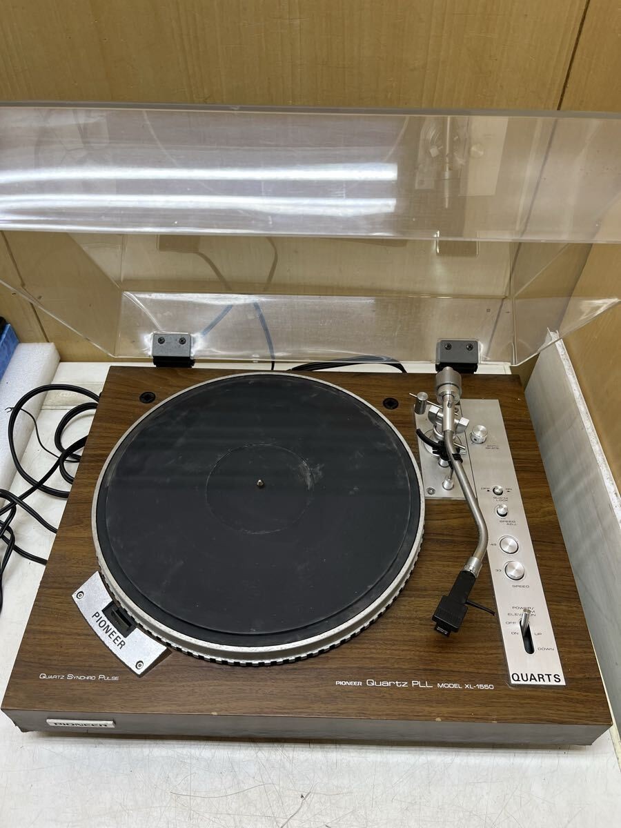 Pioneer XL-1550 Turntable Stereo Record Player Direct Drive with