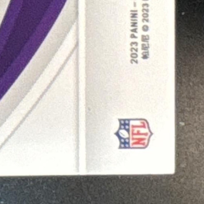 2023 Immaculate Collection Justin Jefferson Cleat Impressions Auto /25 Vikings view 10