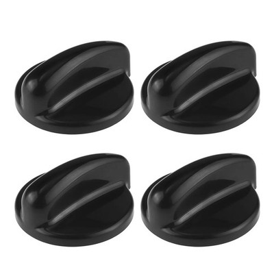 4pcs WB03T10236 Plastic+Metal Burner Cooktop Control Knob for GE Gas Range Stove