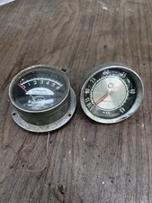 Airguide Boat Speedometer 1000 RPM Tachometer Sears Mph Lot 45 Hot Rod Gauge