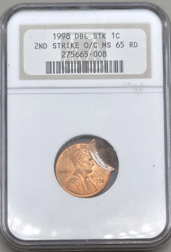 Photo of a 1998-P Lincoln Memorial Cent from an eBay listing that sold on Jul 18, 2026