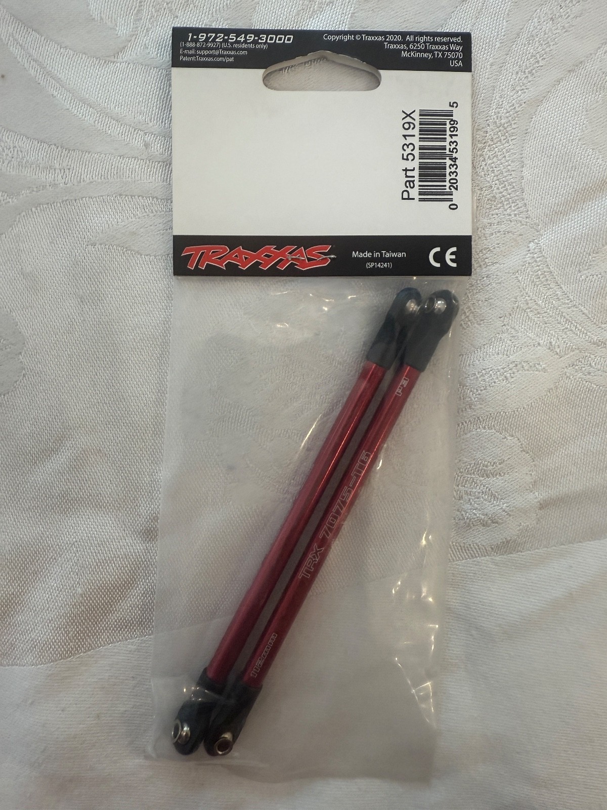 Traxxas 5319X Aluminum Pushrod Red Revo (2)