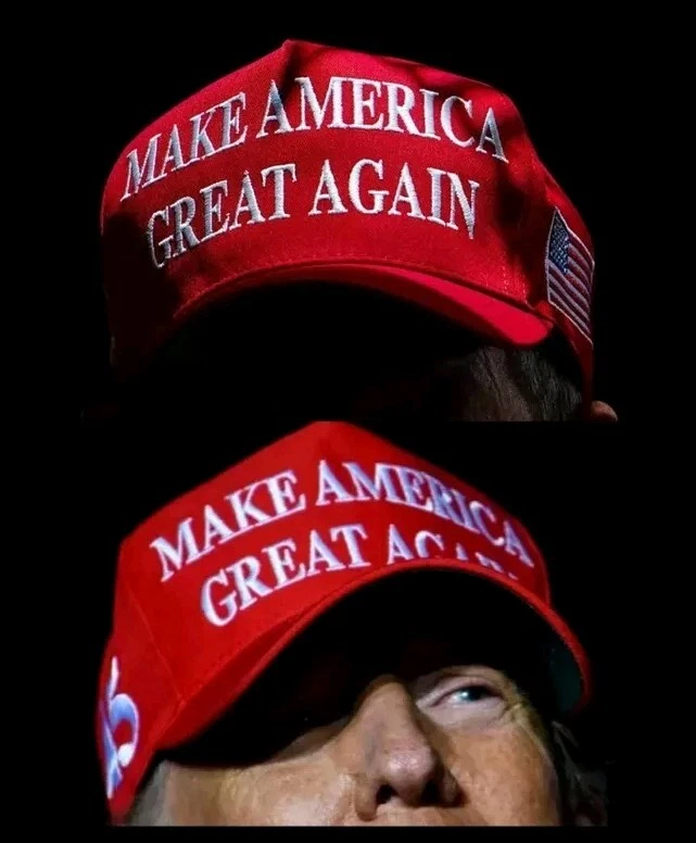 Donald Trump Hat 2025 Make America Great Again Large Font Print MAGA 2024 45-47 - image 2 of 4