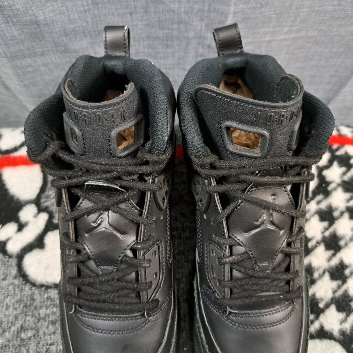【最終値下！】JORDAN SPIZIKE Air Jordan Spizike Winterized Black Sneakers 'Black Cat