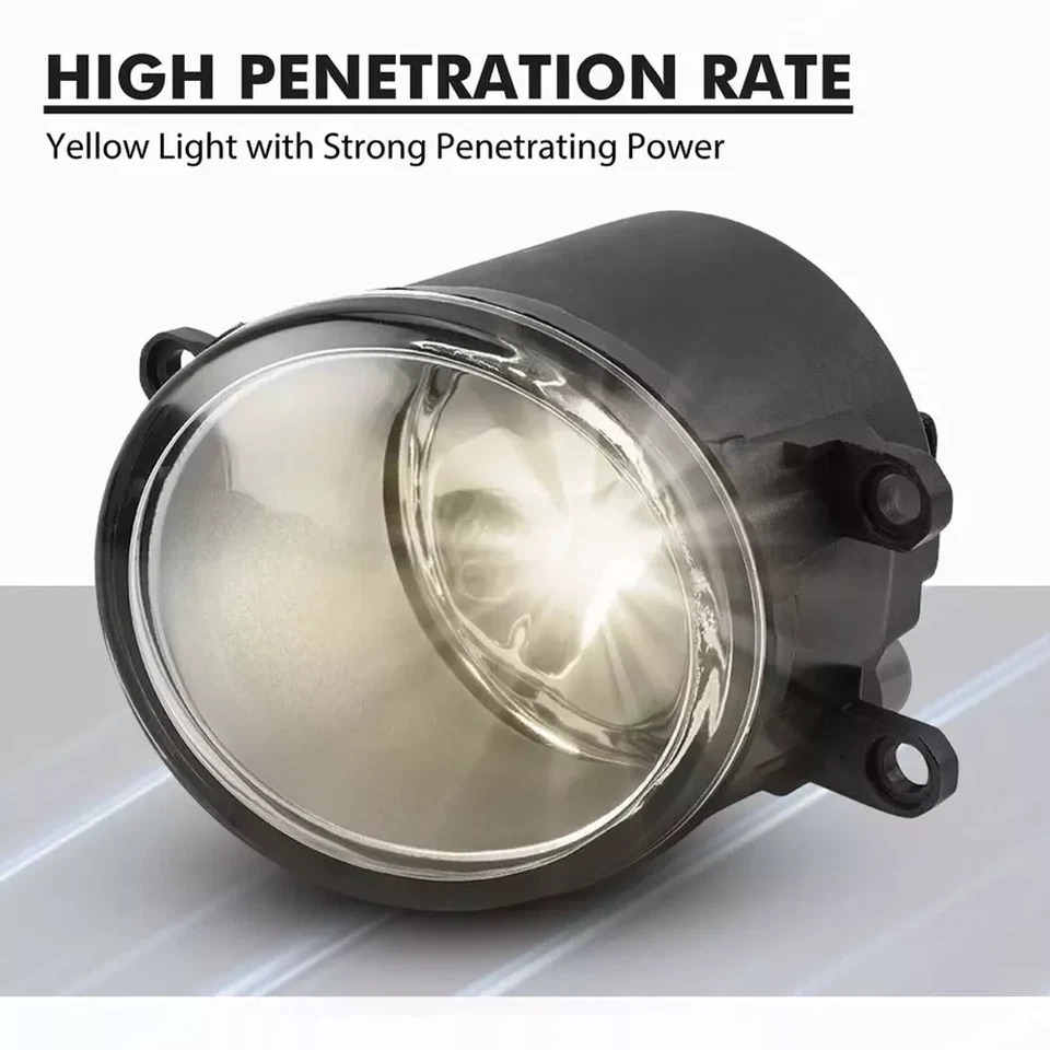 Kit de faros antiniebla de parachoques para Toyota Yaris sedán 2007 2008 2009 2010 2011 Foto 4 de 4