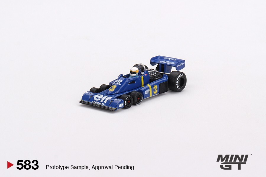 Mini GT 1:64 Tyrrell P34 #3 Jody Scheckter 1976 Swedish GP