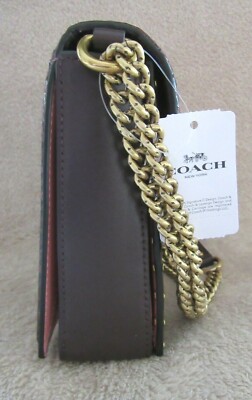 COACH X Jennifer Lopez Hutton Colorblock Snakeskin Shoulder