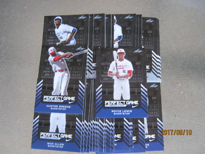 2016 Perfect Game ''Game'' set (50) Royce Lewis Hunter Greene 1st round picks