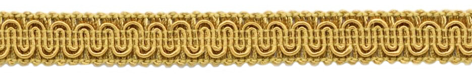Scroll Gimp Braid Trim, Style# 0058SG, Color# C4 - Antique Gold [144 Yards]