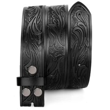 Western Belts for Men Buckle, Cowboy Cowgirl Belt 1.5" Wide Womens Western