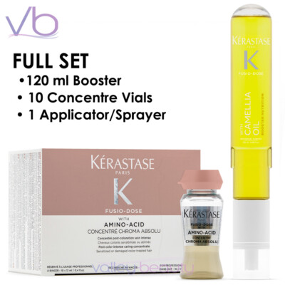 KERASTASE Fusio Dose Treatment Chroma Absolu Concentre + Booster