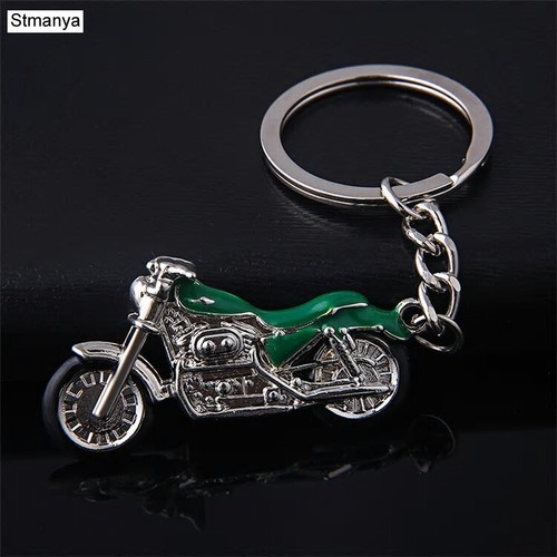 Porte clés moto homme métal chaîne voiture 4 couleurs bijoux Harley Yamaha Gsxr - Picture 3 of 4