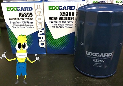 Premium Oil Filter for Chevy Express 4500 w/ 6.6L Duramax Diesel 2009-2015 Qty 2