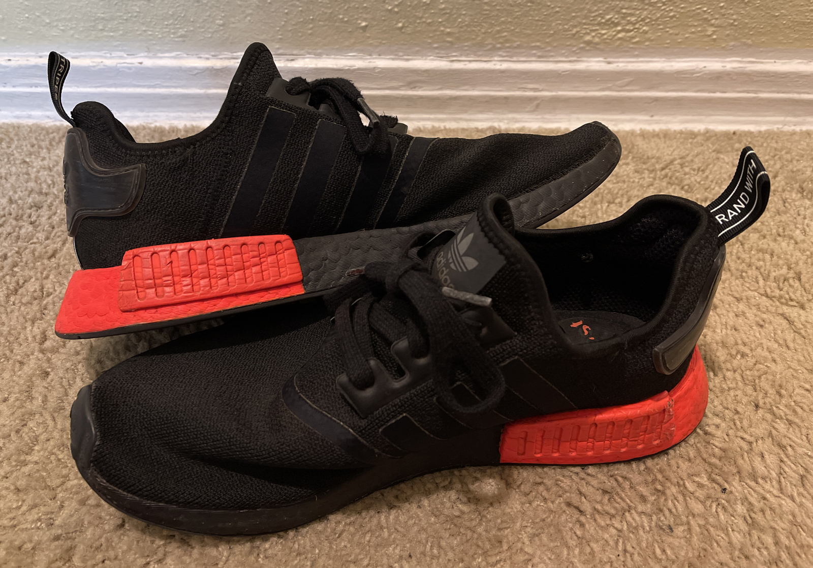 core black solar red nmd