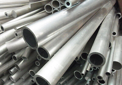 ALUMINIUM ROUND TUBE PIPE 20mm OD x 300mm LONG 2mm WALL x 1