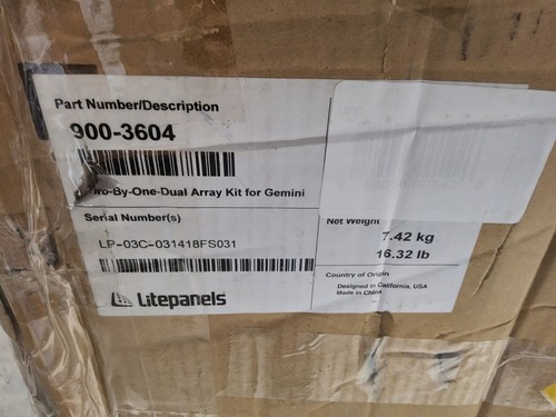 Litepanels #900-3604 2 x 1 Gemini Stacking Kit with Yoke for Gemini - Picture 12 of 12