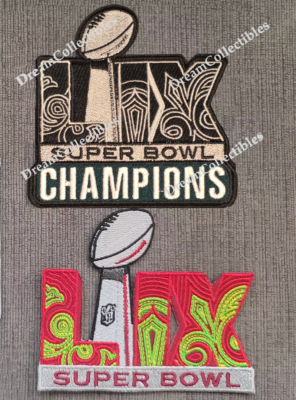 Super Bowl Champions Patch + LIX Patch 59 Philadelphia EAGLES