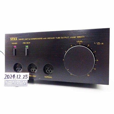 STAX SRM-T1S 真空管式ドライバーユニット スタックス アンプ STAX SRM-T1 Driver Unit Speaker Vacuum Tube Output Amplifier