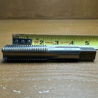 New Besly USA 7/8 - 9 NC GH-4 4 Flute Hand Plug Tap HS W0710 4 3/4  OAL