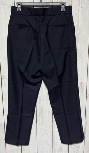 MEN'S FLYING CROSS NAVY WITH BLACK STRIPE POLICE PANTS SIZE 36x31 CPDTRS01 - Picture 2 of 7