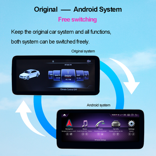 RoadTop 12.3' Android 11 Touch Screen CarPlay For Mercedes Benz B W246 NTG4.5/7 - Bild 11 von 13