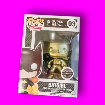 Funko Pop! Batgirl #03 Gold DC Comics Super Heroes Gamestop