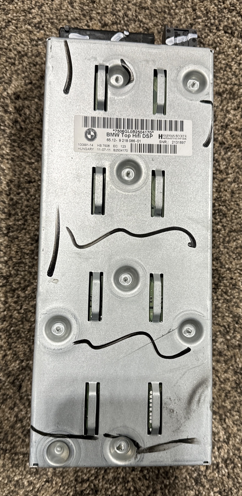 11-13 BMW 335I X-DRIVE AMP AMPLIFIER AUDIO CONTROL MODULE UNIT  