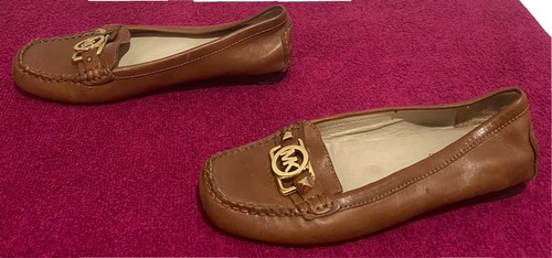 Tan Luggage Moccasin Leather Loafers 