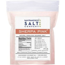 Pink Himalayan Salt 5 Lbs Medium Grain, NEW  Packaged