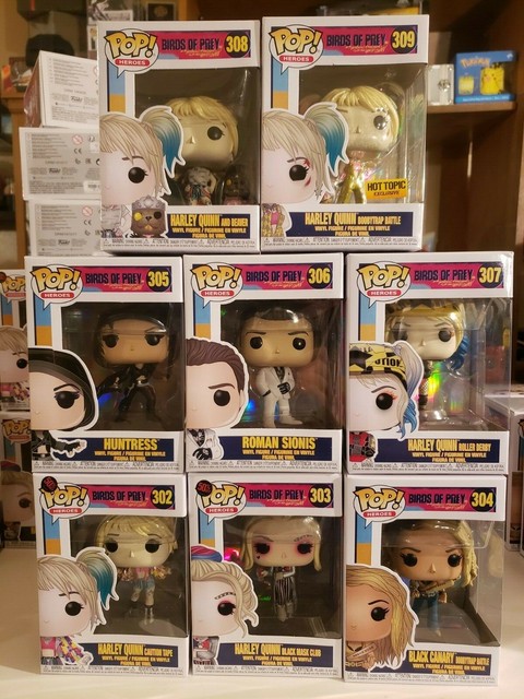 Funko POP Heroes Birds of Prey Complete Set of Eight - 302 Through 310 | eBay