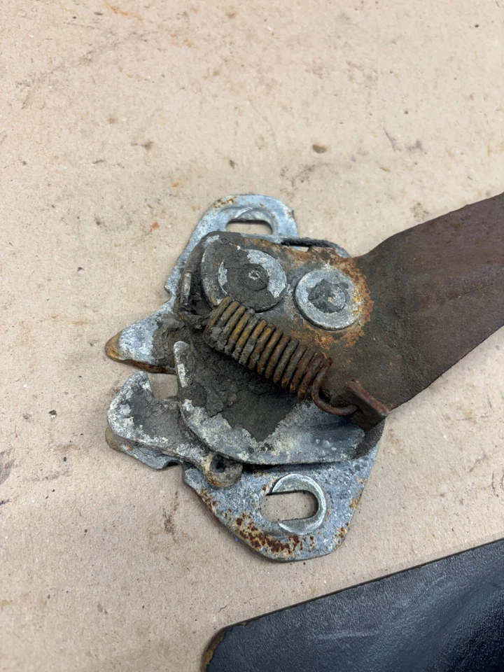 1972 1980 DODGE RAMCHARGER D150 W150 HOOD LATCH RELEASE HANDLE ASSEMBLY BIRDBATH - Image 2 of 4