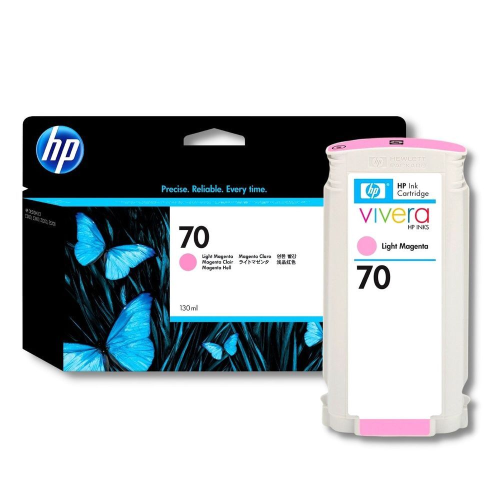 GENUINE HP 70 C9455a light MAGENTA INK CARTRIDGE Z2100 Z3100 Z3200 Z5200 BOXED