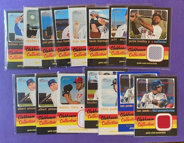 2020 TOPPS HERITAGE CLUBHOUSE COLLECTION RELIC High Number Minor League You Pick
