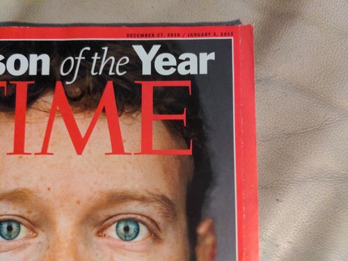 Time Magazine, Person of the Year, Dec 27th 2010 - Jan 3rd 2011, Mark Zuckerberg - 第 4/6 張圖片