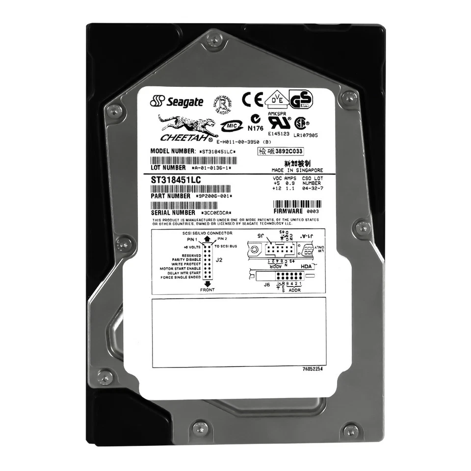 Seagate Cheetah X15 18.4GB 15K 4MB SCSI U160 3.5'' ST318451LC - Image 3 of 3