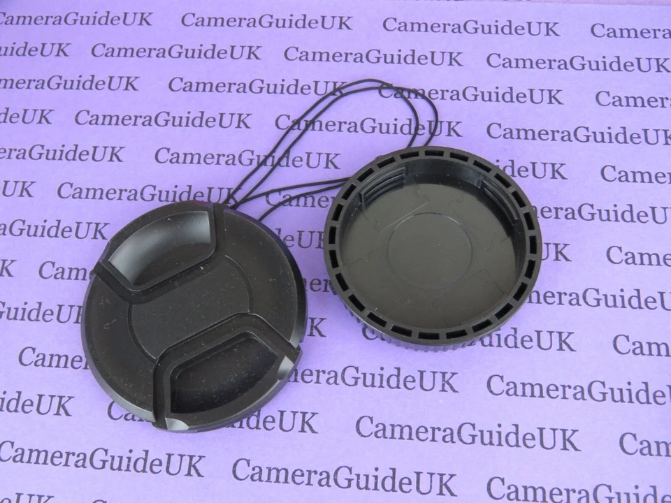 67mm Centre Pinch Front Lens Cap and Rear Lens Cap for Nikon Z 67mm lenses - Image 3 of 3