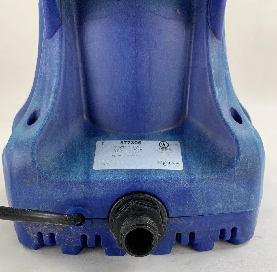 Little Giant SPGAPCP-1700 Automatic Swimming Pool Winter Cover Pump Powers - Image 4 of 4