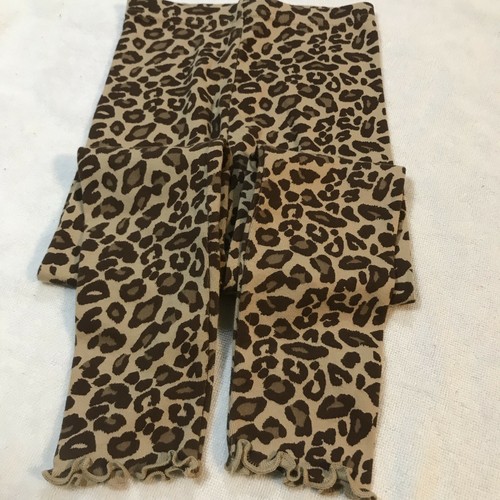 EUC teachers pet 5 kitty cat leopard tiger leggings vintage spotted RARE twins - Picture 3 of 3