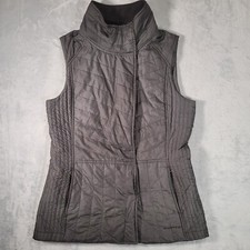Exofficio Puffer Vest Womens Small Black Thinsulate Quilted Jacket Winter Ski
