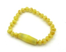 Armband Bernstein Splitter milchig 14 cm