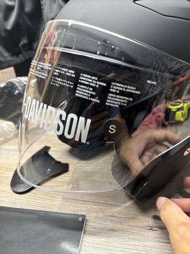 Harley Davidson Helmet 98303-17VX/000S - 98303-17VX Size Small, New Black - Picture 8 of 23