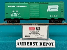 20160 Micro Trains Penn Central 40' Box Car N Scale PC New