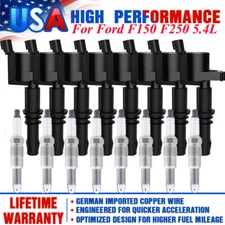 8Pack DG511 Ignition Coil &Spark Plugs For Ford F-150 F250 5.4L V8 04-2008 DG511