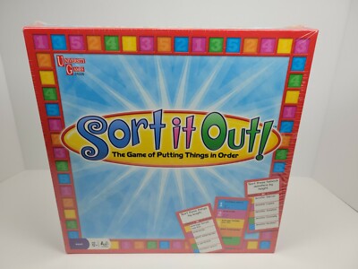 NEW FACTORY SEALED Sort It Out! Board Game The Game Of Putting Things In Order