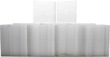  100 CD Jewel Boxes - Clear Slim 7mm CD-5 Import Single J-Card Cases CDBS78