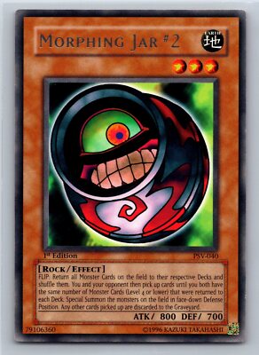 Pharaoh's Servant #PSV-040 Morphing Jar #2 Yu-Gi-Oh! 1st Edition Rare