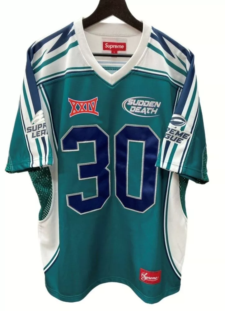 Maillot de football Supreme 2024 mort subite uniforme maillot taille L couleur vert homme