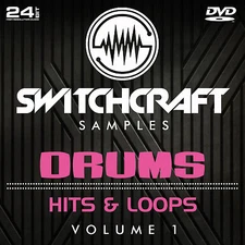 DRUMS - HITS AND LOOPS VOL 1 - 24BIT WAV STUDIO / MUSIC PRODUCTION SAMPLES - DVD